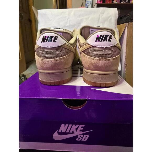 Nike SB Dunk Low Pro B Parachute Beige Sz 10.5M HJ0367-200 - Picture 4 of 12